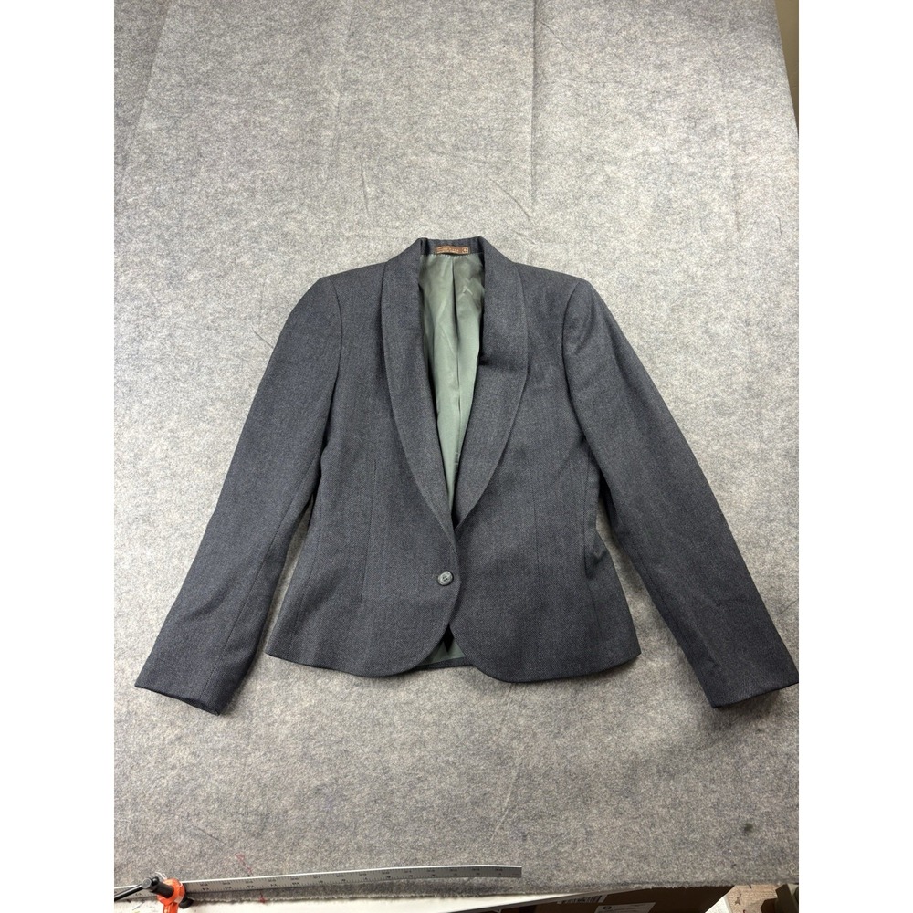Cricketeer Tailored Women's 6 Wool Classic Single Button Blazer Business‎ Career